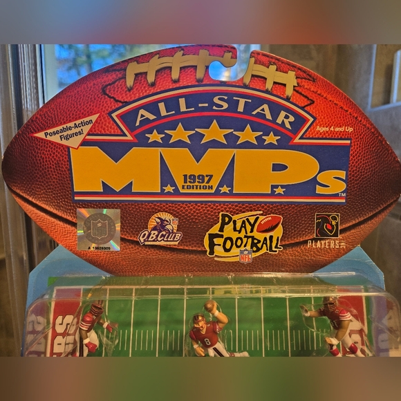 1997 All Stars MVP's San Francisco 49ers Poseable Action Figures NEW Galoob - Picture 1 of 10